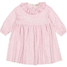 Leopard Klänningar MarMar Copenhagen Diora Frill Klänning - Leopard Pink Leo