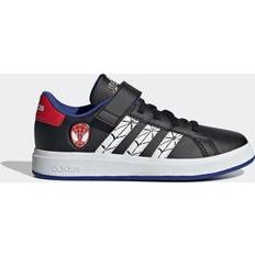 adidas Grand Court Spider-Man El K - Svart