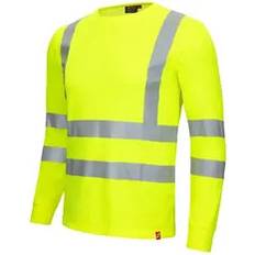 Arbejdstøj & Udstyr Nitras Motion Tex Viz Langærmet T-shirt Polyester Bomuld