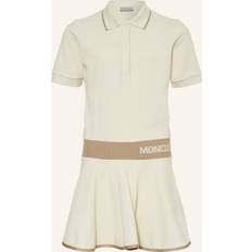 Moncler Dresses Moncler Enfant Girls Piqué Polo Dress - Ivory