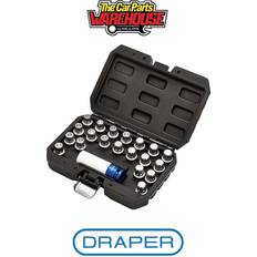 Lug Wrenches on sale Draper 13599 BMW Locking Wheel Socket Set 21 Piece