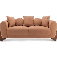 Metro Lane Teddy Boucle Sofa 216cm 3 Seater