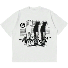 Shein Retro HipHop Portrait Print Short Sleeve Round Neck TShirt For Women