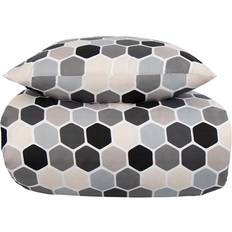 Borg Living Påslakan Borg Living Sängkläder Cube Påslakan Grå (200x140cm)