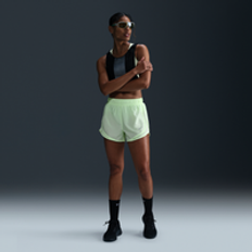 Women - Yellow Trousers & Shorts Nike Tempo Women's Dri-FIT Mid-Rise Brief-Lined Running Shorts - Yellow