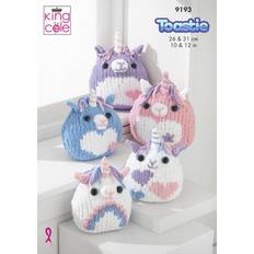 Garn & Håndarbejdsudstyr King Cole Knitting Pattern Soft Toys 9193