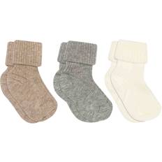 mp Denmark Danmark Grey Melange Baby Strømper - Grå