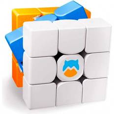 Barnpussel Rubiks kub Monster Monster GO 3x3 Premium Rainbow Stickerless Rubiks Kub