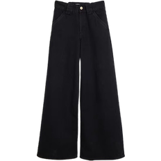River Island Palazzo Wide Leg Jeans - Black