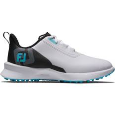 FootJoy Junior Fuel Golfskor - White/Black/Blue