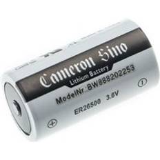 VHBW Lithium ER26500 Round Cell Battery 8500mAh 3.6V Li-SOCl2