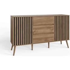 Rowan Oak Louvered 83 x 140 x 39 cm