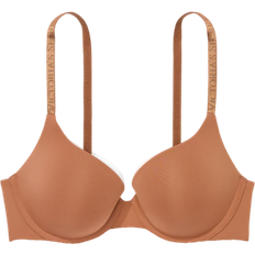 Victoria's Secret The T-shirt Push-Up Perfect Shape Smooth Bra, Brown, Women's Bras