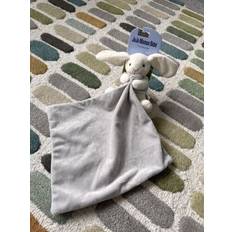 Baby Comforter Grey Rabbit Bunny Soft Toy Lapin