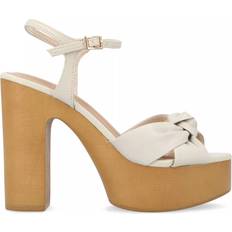Journee Collection Women's Lorrica Platform Sandal Women's Shoes Beige 5.5M