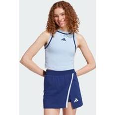 Adidas Tank Tops adidas Color Pop Cotton Crop Tank Top - Glow Blue