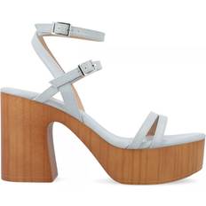 Journee Collection Women's Emerynn Platform Heeled Sandals (Blue) Blue