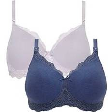 Indie Pack of 2 Non Wired Nursing Bras Petrol