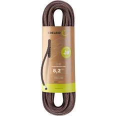 Black Climbing Ropes & Slings Edelrid Starling Eco Dry 8.2 Half Rope 50 m Brown