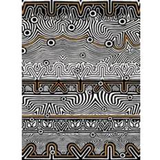 Tapeter Jean Paul Gaultier Tapete Nouvelle Vague Cuivre Black White Ochre