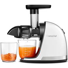 Slow juicers Amzchef Entsafter Gemüse und Obst Testsieger mit Rückwärts-Kau-Funktion