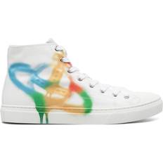 Plimsoll High-Top Sneakers - White