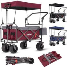 Arebos Luxury Outdoor Utility Wagon With Canopy