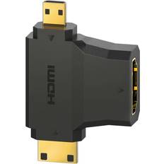 Hama Angled HDMI-HDMI Adapter M-F
