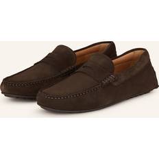 Ruskind Mokkasiner Boss Black Noel Suede Moccasin - Dark Brown