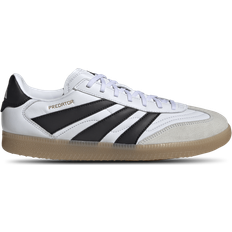 Adidas Soccer Shoes adidas Predator Freestyle Indoor Soccer Shoes - White/Black/Gold Metallic