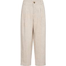 Dame - Hør Jakkesæt Part Two NettaspW Pants French Oak Melange