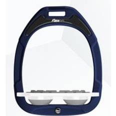 Stirrups Flexon Flat Grip Stirrups - Marine/White/White