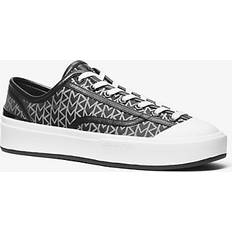 Skor Michael Kors Jude MK2000 Logo Jacquard Sneaker - Black