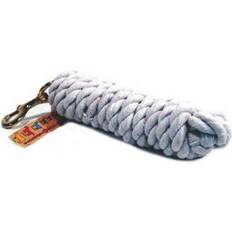 White Horse Leads Hamilton Cotton Lead Bolt Snap - White