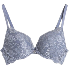 Cubus Push Up Bra with Lace - Blue