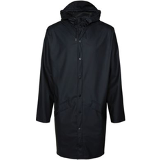 Rains Unisex Long Jacket - Black