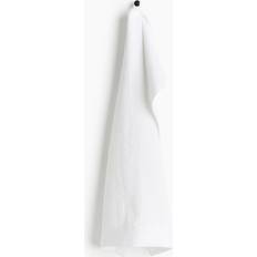 H&M Baumwollfrottee Gästehandtuch Weiß (70x50cm)