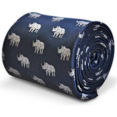 Ties Frederick Thomas Designer Mens Tie - Dark Navy Blue
