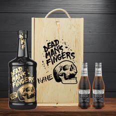 Dead Man's Fingers Personalised Spiced Rum Gift Set 70cl