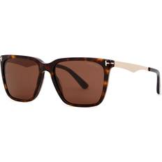 Tom Ford Sunglasses Tom Ford Wayfarer Style Sunglasses Garrett - Tortoiseshell/Brown