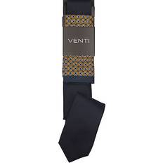 Stropdassen Venti Set Das Zakdoek - Blauw