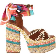 Kurt Geiger Slippers & Sandals Kurt Geiger Chelsea Scarf Platform Sandals - Multi