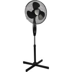 Fine Elements Black Pedestal Fan 16in