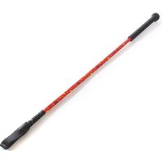 Silver Riding Whip - Red