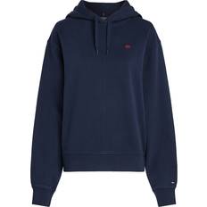 Tommy Hilfiger Reg Contrast Flag Hoodie - Marinblå