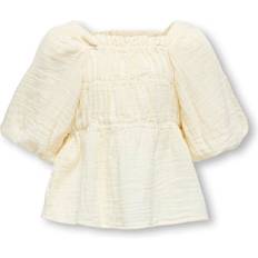 Knapper Skjorter Only Kids Bluser & T-shirts KOGThyra - Beige