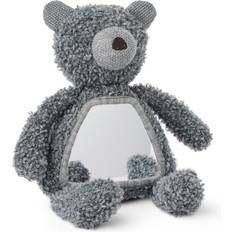 Smallstuff Babylegetøj Smallstuff Grå Aktivitetsbamse Med Spejl Uld Bouclé