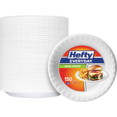 Party Supplies Hefty Soak Proof Dinner Plates 8.875 in 150 Count