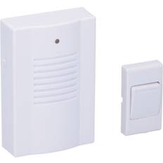 Security UMKYTOYS Portable White Wireless Doorbell Alarm Cordless with 16 Melodies