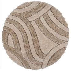Dunelm Indulgence Dune Round Rug Natural 133cm